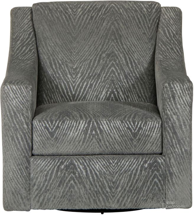 The appearance of Lamar Swivel Chair In Grey designed by Jackson in the traditional interior design. This grey piece of furniture  was selected by 1StopBedrooms from Lamar Collection to add a touch of cosiness and style into your home. Sku: 409821226828. Material: Fabric. Product Type: Swivel Chair. Image1