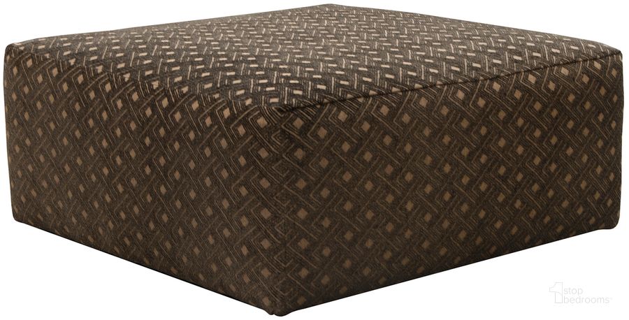 The appearance of Midwood Cocktail Ottoman In Brindle designed by Jackson in the traditional interior design. This brindle piece of furniture  was selected by 1StopBedrooms from Midwood Collection to add a touch of cosiness and style into your home. Sku: 329112264059. Material: Fabric. Product Type: Ottoman.
