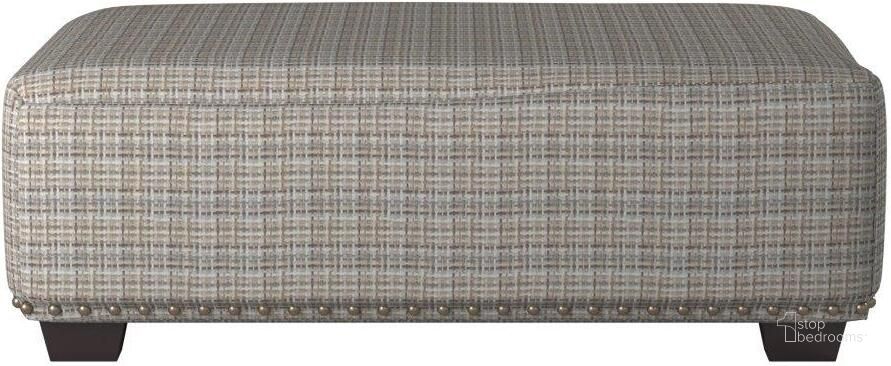 The appearance of Jackson Newberg Cocktail Ottoman 442128243038 designed by Jackson in the transitional interior design. This winter piece of furniture  was selected by 1StopBedrooms from Newberg Collection to add a touch of cosiness and style into your home. Sku: 442128243038. Material: Polyester. Product Type: Ottoman. Image1