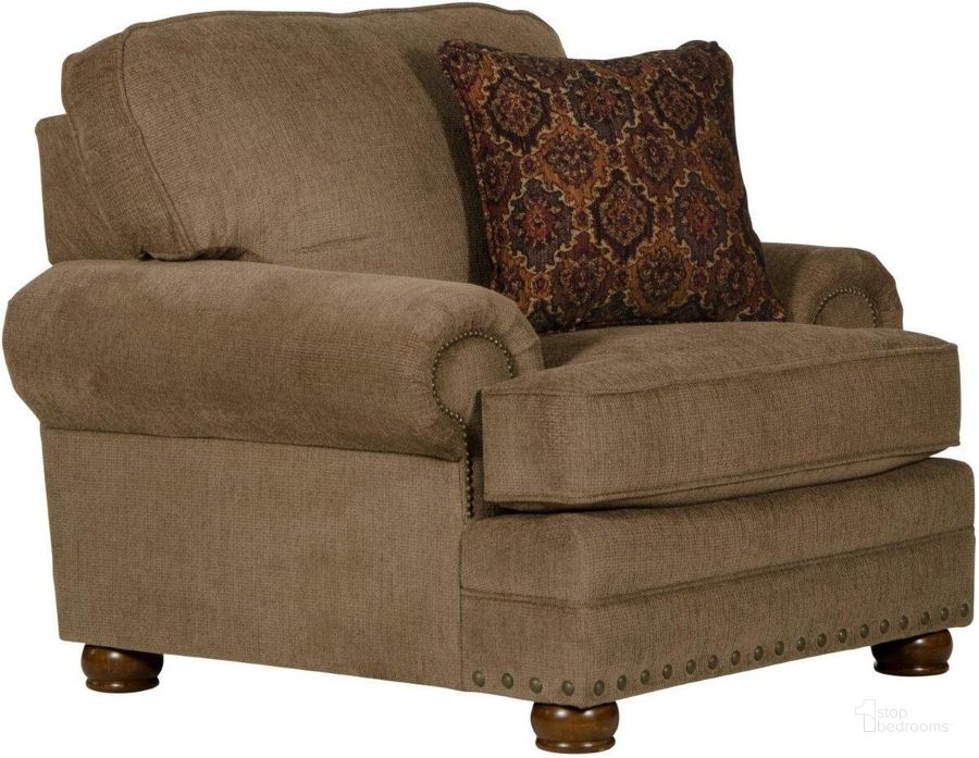 The appearance of Jackson Singletary Chair 324101201049201000 designed by Jackson in the traditional interior design. This java piece of furniture  was selected by 1StopBedrooms from Singletary Collection to add a touch of cosiness and style into your home. Sku: 324101201049201149. Material: Polyester. Product Type: Accent Chair. Image1