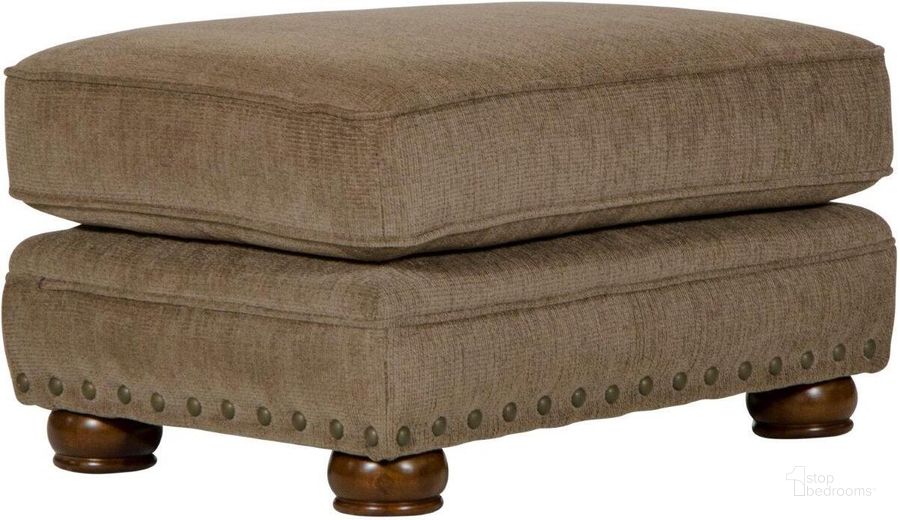 The appearance of Jackson Singletary Ottoman 324110201049 designed by Jackson in the traditional interior design. This java piece of furniture  was selected by 1StopBedrooms from Singletary Collection to add a touch of cosiness and style into your home. Sku: 324110201049. Material: Polyester. Product Type: Ottoman. Image1