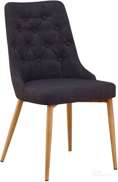 The appearance of Jacobsen Fabric Upholstered Dining Side Chair Set of 2 In Charcoal designed by Best Master Furniture in the modern / contemporary interior design. This charcoal piece of furniture  was selected by 1StopBedrooms from Jacobsen Collection to add a touch of cosiness and style into your home. Sku: T05CC. Material: Fabric. Product Type: Side Chair. Image1