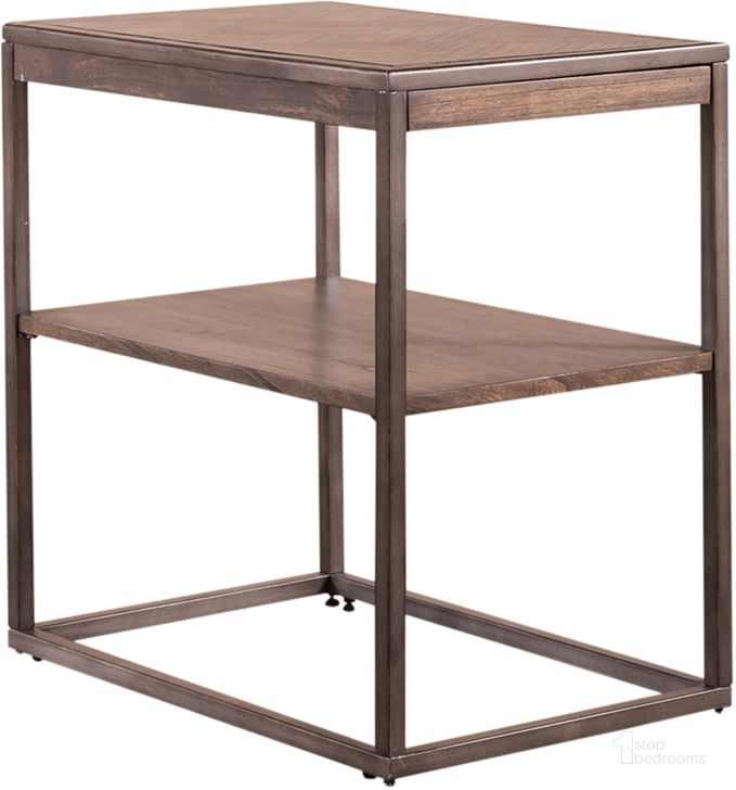 The appearance of Jamestown Chair Side Table designed by Liberty in the transitional interior design. This tobacco piece of furniture  was selected by 1StopBedrooms from Jamestown Collection to add a touch of cosiness and style into your home. Sku: 626-OT1021. Product Type: Chairside Table. Material: Rubberwood. Image1