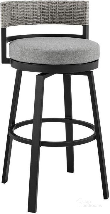 The appearance of Jamewood Aluminium Barstool 0qb24490192 designed by FineForm in the modern / contemporary interior design. This dark gray piece of furniture  was selected by 1StopBedrooms from Jamewood Collection to add a touch of cosiness and style into your home. Sku: LCECBAGR30. Material: Aluminum. Product Type: Outdoor Bar Furniture. Image1