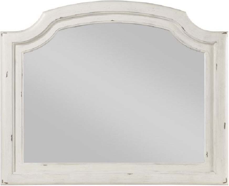 The appearance of Jaqueline Mirror In Antique White designed by ACME in the rustic / southwestern interior design. This antique white piece of furniture  was selected by 1StopBedrooms from Jaqueline Collection to add a touch of cosiness and style into your home. Sku: BD01435. Product Type: Mirror. Image1