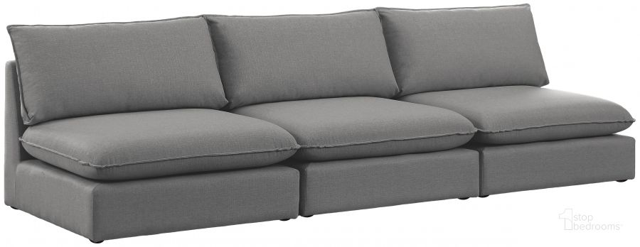 The appearance of Jarvis Bay Grey Sofa 0qb24434900 designed by Furnique in the modern / contemporary interior design. This grey piece of furniture  was selected by 1StopBedrooms from Jarvis Bay Collection to add a touch of cosiness and style into your home. Sku: 688Grey-S120A-1;688Grey-S120A-2;688Grey-S120A-3. Material: Wood. Product Type: Sofa. Image1