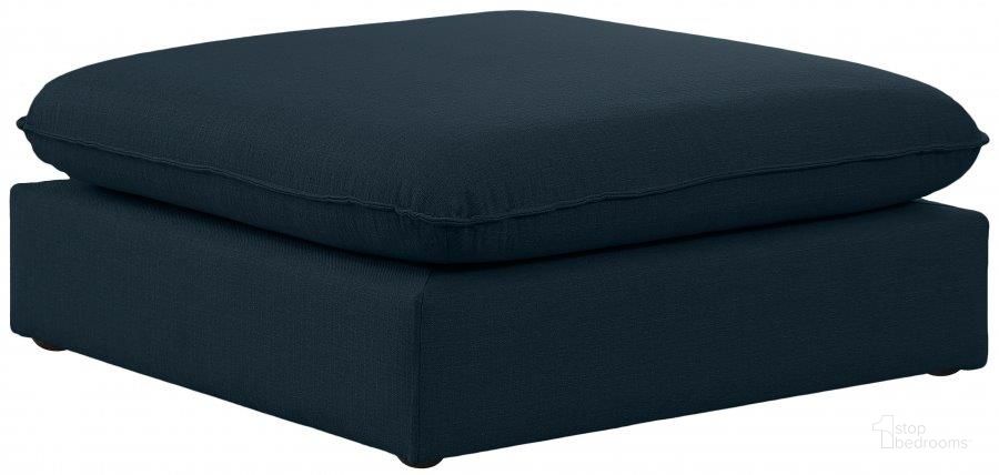 The appearance of Jarvis Bay Navy Ottoman designed by Furnique in the modern / contemporary interior design. This navy piece of furniture  was selected by 1StopBedrooms from Jarvis Bay Collection to add a touch of cosiness and style into your home. Sku: 688Navy-Ott. Material: Wood. Product Type: Ottoman. Image1