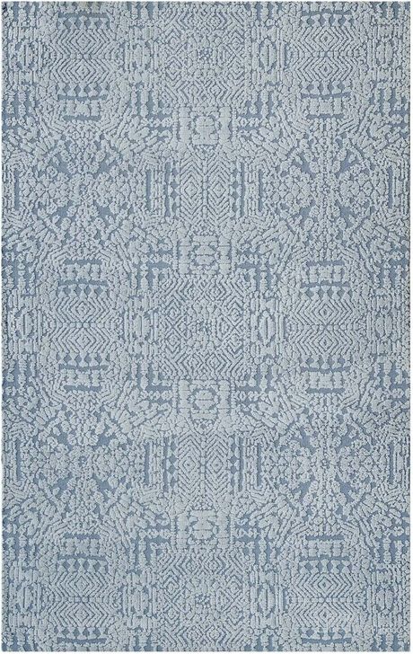 The appearance of Javiera Contemporary Moroccan 5X8 Area Rug In Ivory and Light Blue designed by Modway in the modern / contemporary interior design. This ivory and light blue piece of furniture  was selected by 1StopBedrooms from Javiera Collection to add a touch of cosiness and style into your home. Sku: R-1018A-58. Material: Polyester. Product Type: Area Rugs. Image1