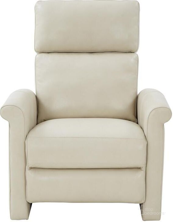 The appearance of Jaxon Zero Gravity Power Recliner With Power Head Rest And Lumbar In Barone Parchment designed by BarcaLounger in the modern / contemporary interior design. This parchment piece of furniture  was selected by 1StopBedrooms from Jaxon Collection to add a touch of cosiness and style into your home. Sku: 9PHL3091570881. Material: Leather. Product Type: Recliner. Image1