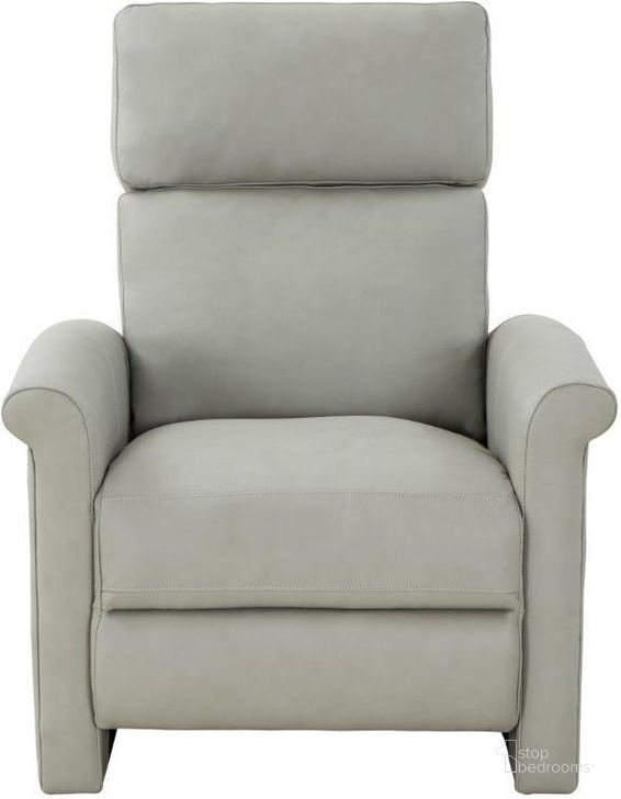 The appearance of Jaxon Zero Gravity Power Recliner In Corbett Chromium With Power Head Rest & Power Lumbar designed by BarcaLounger in the modern / contemporary interior design. This chrome piece of furniture  was selected by 1StopBedrooms from Jaxon Collection to add a touch of cosiness and style into your home. Sku: 9PHL3091570791. Material: Leather. Product Type: Recliner. Image1