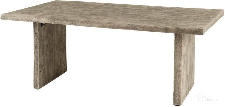 The appearance of Jefferson Iii Rectangular Grey Solid Wood Top And Base Dining Table designed by Mercana in the modern / contemporary interior design. This grey piece of furniture  was selected by 1StopBedrooms from Jefferson Collection to add a touch of cosiness and style into your home. Sku: 50445-AB. Table Base Style: Double Pedestal. Material: Wood. Product Type: Dining Table. Table Top Shape: Rectangular. Size: 39.