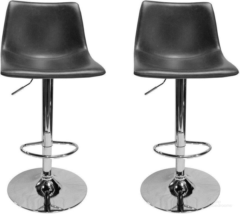 The appearance of Jimmy Dean Faux Leather Adjustable Swivel Bar Stool Gray Set of 2 designed by Best Master Furniture in the modern / contemporary interior design. This gray piece of furniture  was selected by 1StopBedrooms from Jimmy Collection to add a touch of cosiness and style into your home. Sku: HY7163VG. Material: Faux Leather. Product Type: Barstool. Image1