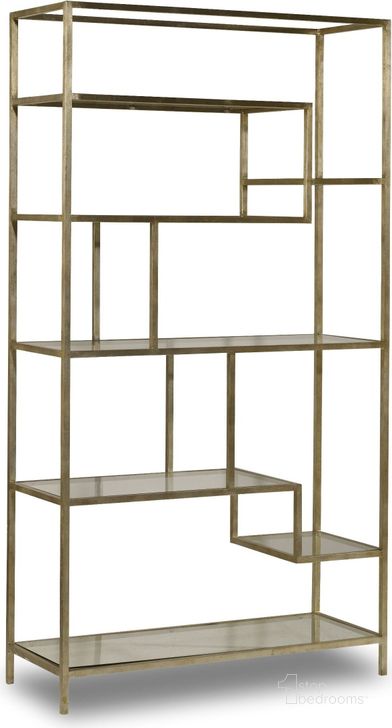 The appearance of Silver Etagere designed by Hooker in the modern / contemporary interior design. This silver piece of furniture  was selected by 1StopBedrooms from Silver Collection to add a touch of cosiness and style into your home. Sku: 500-50-934. Material: Wood. Product Type: Etagere. Image1