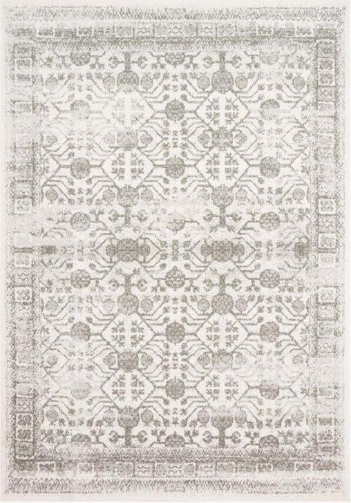 The appearance of Joaquin Ivory/Grey Rug JOAQJOA-04IVGYB6F0 designed by Loloi Rugs in the traditional interior design. This ivory and grey piece of furniture  was selected by 1StopBedrooms from Joaquin Collection to add a touch of cosiness and style into your home. Sku: JOAQJOA-04IVGYB6F0. Material: Polypropylene. Product Type: Rug. Image1