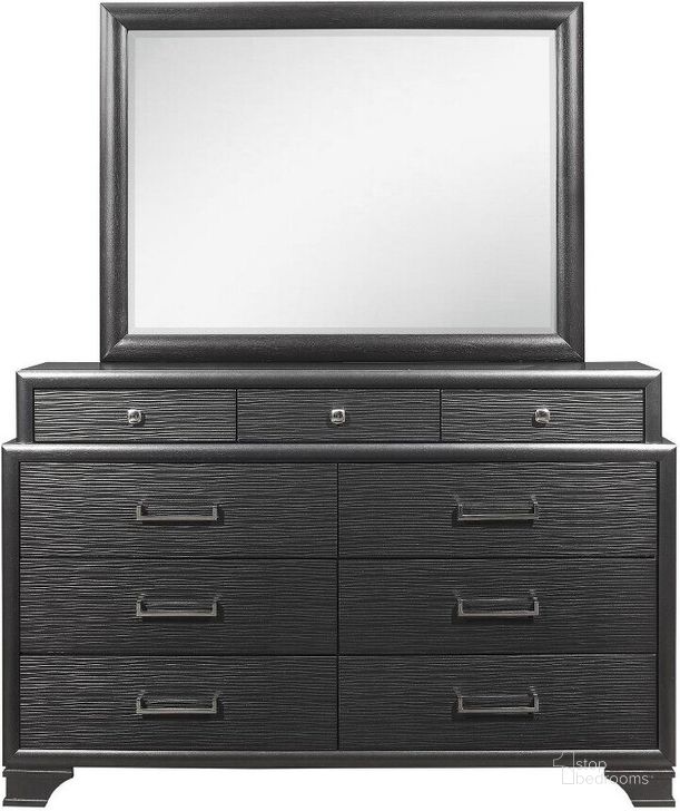 The appearance of Jordyn Dresser In Grey designed by Global Furniture USA in the transitional interior design. This grey piece of furniture  was selected by 1StopBedrooms from Jordyn Collection to add a touch of cosiness and style into your home. Sku: JORDYN-GREY-DR. Material: Wood. Product Type: Dresser. Image1