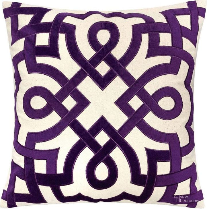 The appearance of Jorja 20 X 20 Pillow In Purple Set Of 2 PL8062-2PK designed by Furniture of America in the modern / contemporary interior design. This beige piece of furniture  was selected by 1StopBedrooms from Jorja Collection to add a touch of cosiness and style into your home. Sku: PL8062-2PK. Material: Polyester. Product Type: Pillow.