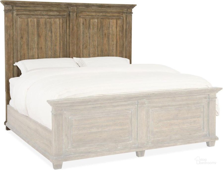 The appearance of Boheme Laurier 6/0 and 6/6 Panel Headboard designed by Hooker in the traditional interior design. This brown piece of furniture  was selected by 1StopBedrooms from Boheme Collection to add a touch of cosiness and style into your home. Sku: 5750-90267-MWD. Material: Wood. Product Type: Headboard. Bed Size: King. Image1
