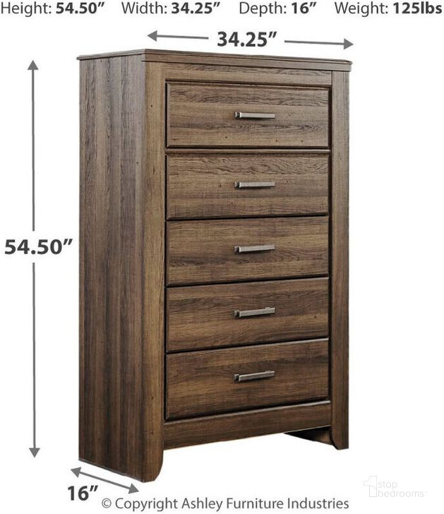 Juararo Five Drawer Chest by Ashley Furniture 1StopBedrooms
