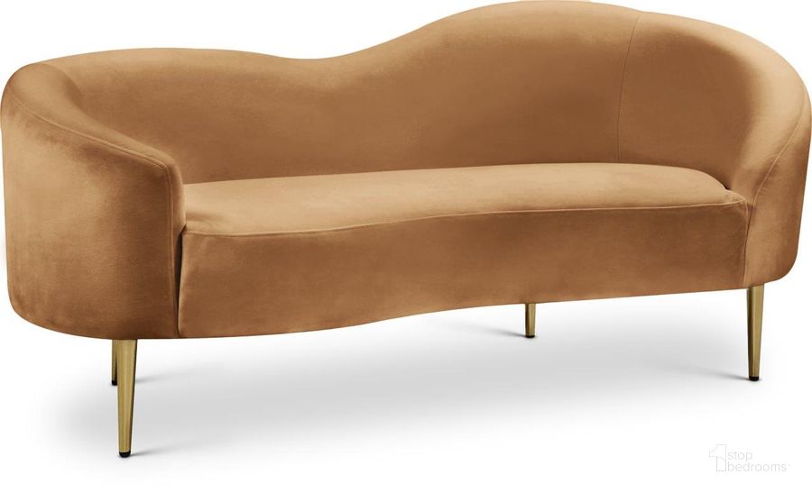 The appearance of Julesboro Saddle Loveseat designed by Furnique in the modern / contemporary interior design. This saddle piece of furniture  was selected by 1StopBedrooms from Julesboro Collection to add a touch of cosiness and style into your home. Sku: 659Saddle-L. Product Type: Loveseat. Material: Velvet. Image1