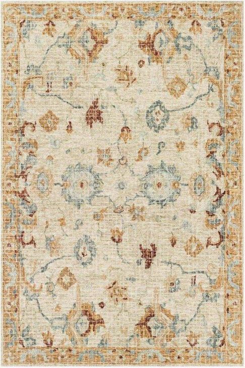 The appearance of Julian Ivory/Multi Rug JULAJI-03IVML160S designed by Loloi Rugs in the transitional interior design. This ivory and multi piece of furniture  was selected by 1StopBedrooms from Julian Collection to add a touch of cosiness and style into your home. Sku: JULAJI-03IVML160S. Material: Wool. Product Type: Rug. Image1