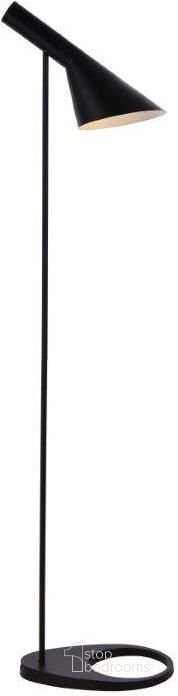 The appearance of Juniper 1 Light Black Floor Lamp designed by Elegant Lighting in the transitional interior design. This black piece of furniture  was selected by 1StopBedrooms from Juniper Collection to add a touch of cosiness and style into your home. Sku: LD2365BK. Product Type: Floor Lamp. Material: Iron. Image1