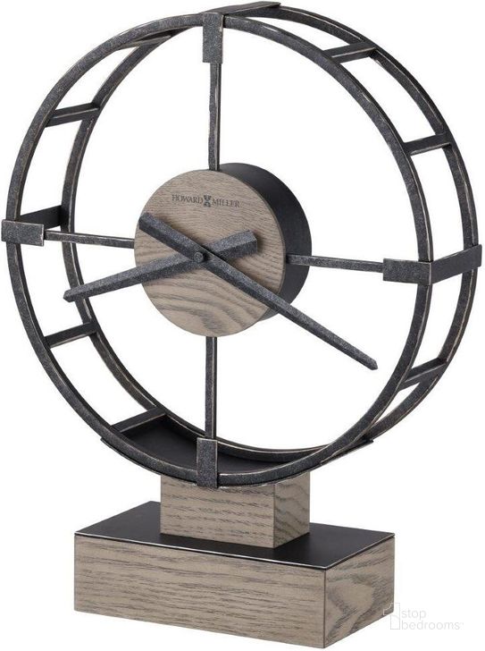 The appearance of Juno Accent Clock designed by Howard Miller in the industrial interior design. This metal piece of furniture  was selected by 1StopBedrooms from Juno Collection to add a touch of cosiness and style into your home. Sku: 635239. Product Type: Clock. Image1