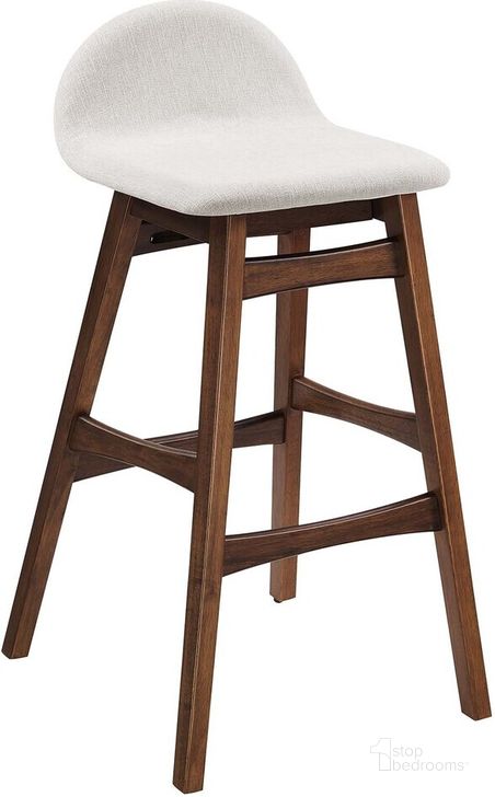 The appearance of Juno Wood Bar Stool Set of 2 In Ivory designed by Modway in the transitional interior design. This ivory piece of furniture  was selected by 1StopBedrooms from Juno Collection to add a touch of cosiness and style into your home. Sku: EEI-6553-HEI. Product Type: Barstool. Material: Foam. Image1