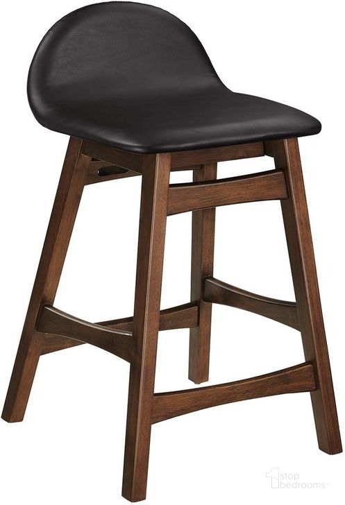 The appearance of Juno Wood Counter Stool Set of 2 In Brown designed by Modway in the transitional interior design. This brown piece of furniture  was selected by 1StopBedrooms from Juno Collection to add a touch of cosiness and style into your home. Sku: EEI-6556-BRN. Product Type: Barstool. Material: Foam. Image1