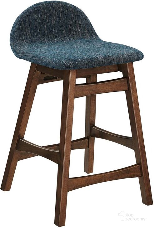 The appearance of Juno Wood Counter Stool Set of 2 In Navy designed by Modway in the transitional interior design. This navy piece of furniture  was selected by 1StopBedrooms from Juno Collection to add a touch of cosiness and style into your home. Sku: EEI-6555-HEA. Product Type: Barstool. Material: Foam. Image1
