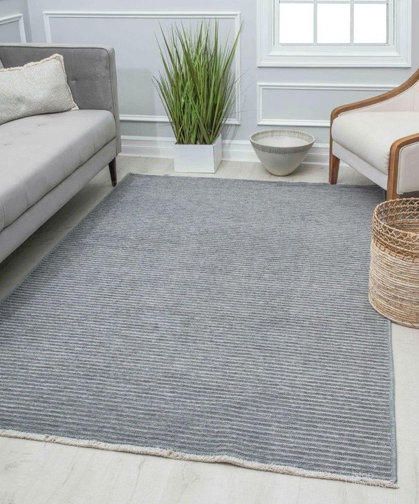 The appearance of Kai KI10A Rebellious Raven Transitional Vintage Gray 8' x 10' Area Rug designed by Rugs America in the transitional interior design. This tan piece of furniture  was selected by 1StopBedrooms from Kai Collection to add a touch of cosiness and style into your home. Sku: RA30281. Material: Polyester. Product Type: Area Rugs. Image1