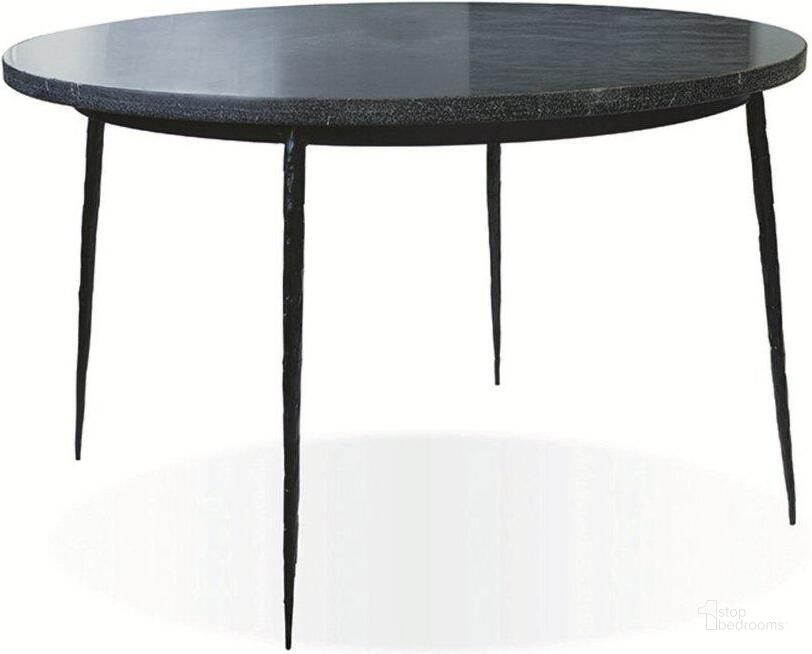 The appearance of Kaii Black Marble Dining Table designed by Mobital in the modern / contemporary interior design. This black piece of furniture  was selected by 1StopBedrooms from Kaii Collection to add a touch of cosiness and style into your home. Sku: DTA-KAII-BLAC-49IN. Table Base Style: Legs. Table Top Shape: Round. Material: Marble. Product Type: Dining Table. Size: 49.