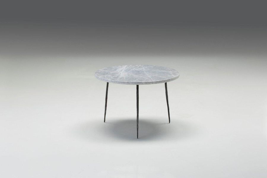 The appearance of Kaii Gray Marble Low End Table designed by Mobital in the modern / contemporary interior design. This gray piece of furniture  was selected by 1StopBedrooms from Kaii Collection to add a touch of cosiness and style into your home. Sku: WEN-KAII-GREY-LOW. Material: Marble. Product Type: End Table. Image1
