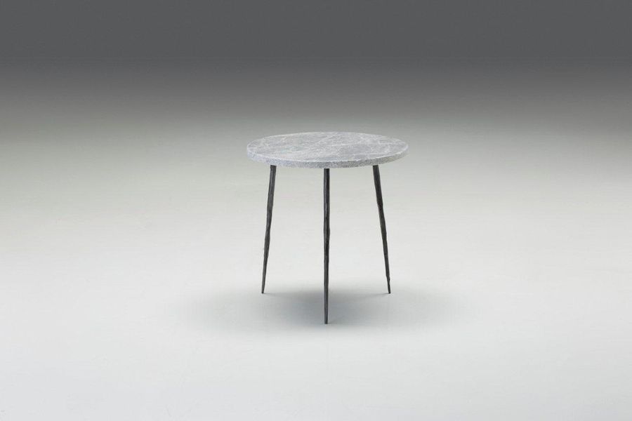 The appearance of Kaii Gray Marble Medium End Table designed by Mobital in the modern / contemporary interior design. This gray piece of furniture  was selected by 1StopBedrooms from Kaii Collection to add a touch of cosiness and style into your home. Sku: WEN-KAII-GREY-MEDIU. Material: Marble. Product Type: End Table. Image1