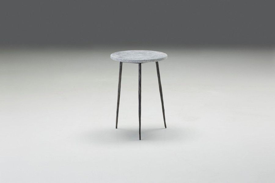 The appearance of Kaii Gray Marble Tall End Table designed by Mobital in the modern / contemporary interior design. This gray piece of furniture  was selected by 1StopBedrooms from Kaii Collection to add a touch of cosiness and style into your home. Sku: WEN-KAII-GREY-TALL. Material: Marble. Product Type: End Table. Image1