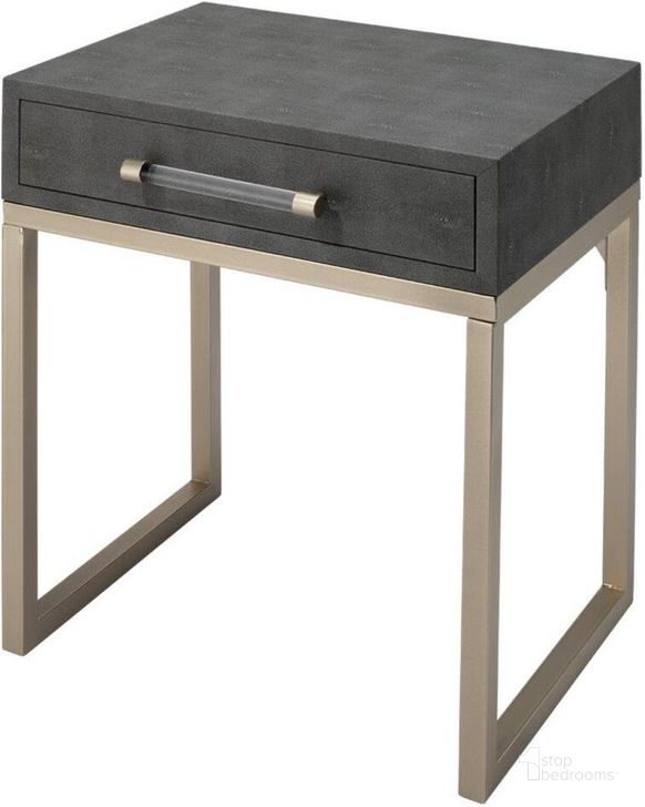 The appearance of Kain Side Table designed by Jamie Young Company in the glam interior design. This grey piece of furniture  was selected by 1StopBedrooms from Kain Collection to add a touch of cosiness and style into your home. Sku: LSKAINSTDG. Material: Metal. Product Type: Side Table. Image1