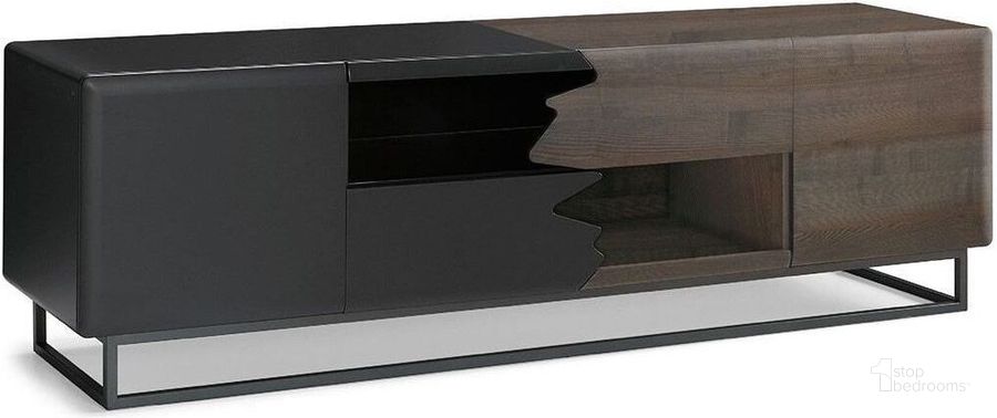 The appearance of Kali Grey Ash TV Stand designed by Bellini Modern Living in the modern / contemporary interior design. This gray piece of furniture  was selected by 1StopBedrooms from Kali Collection to add a touch of cosiness and style into your home. Sku: Kali-1100 TV ASH-GRY. Product Type: TV Stand.