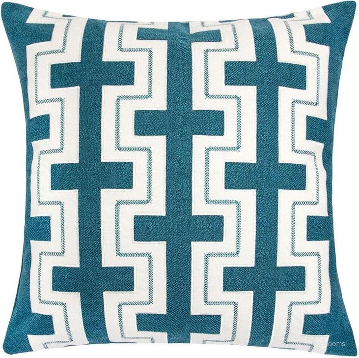 The appearance of Kari 20 X 20 Pillow In Teal Set Of 2 designed by Furniture of America in the modern / contemporary interior design. This teal piece of furniture  was selected by 1StopBedrooms from Kari Collection to add a touch of cosiness and style into your home. Sku: PL8054-2PK. Product Type: Pillow. Material: Linen.