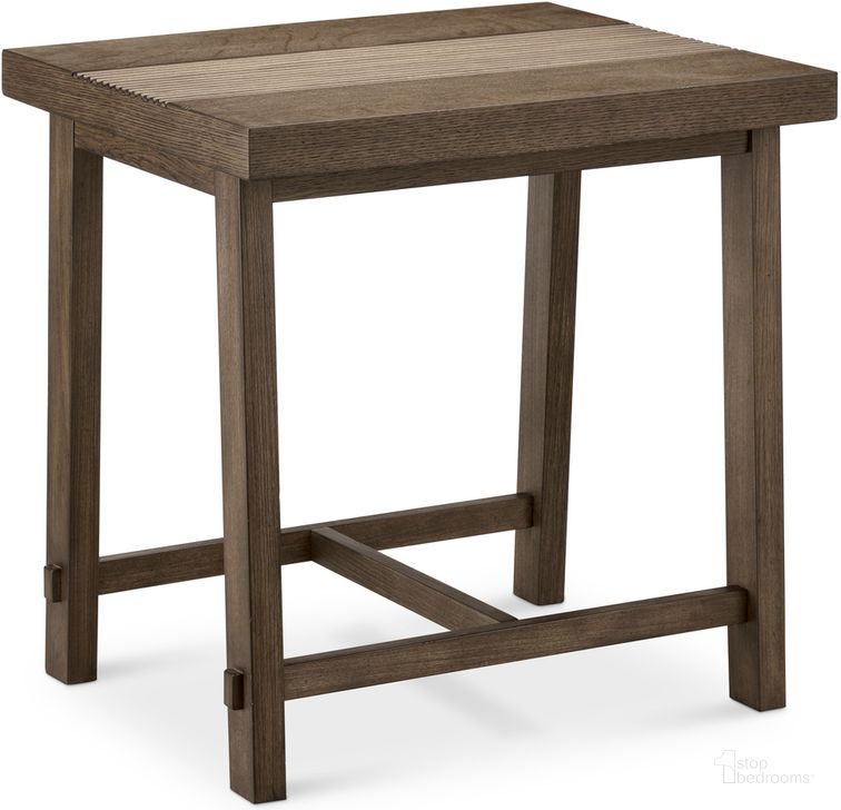 The appearance of Kasem Rectangular End Table designed by Magnussen in the  interior design. This  piece of furniture  was selected by 1StopBedrooms from Kasem Collection to add a touch of cosiness and style into your home. Sku: T5651-03. Material: Wood. Product Type: End Table. Image1