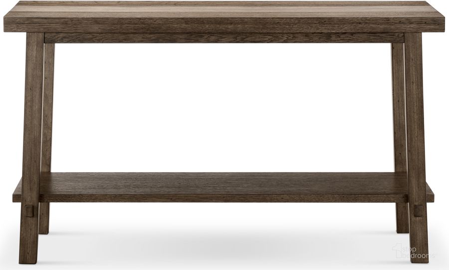 The appearance of Kasem Rectangular Sofa Table designed by Magnussen in the  interior design. This  piece of furniture  was selected by 1StopBedrooms from Kasem Collection to add a touch of cosiness and style into your home. Sku: T5651-73. Material: Wood. Product Type: Sofa Table. Image1