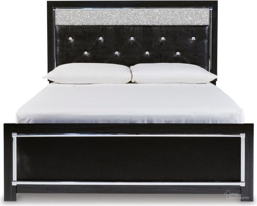 Kaydell Black Queen Panel Bed by Ashley Furniture 1StopBedrooms