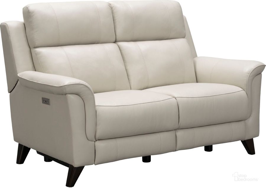 The appearance of Kester Power Reclining Loveseat in Laurel Cream Leather designed by BarcaLounger in the transitional interior design. This cream piece of furniture  was selected by 1StopBedrooms from Kester Collection to add a touch of cosiness and style into your home. Sku: 29PH3716372682. Material: Leather. Product Type: Reclining Loveseat. Image1