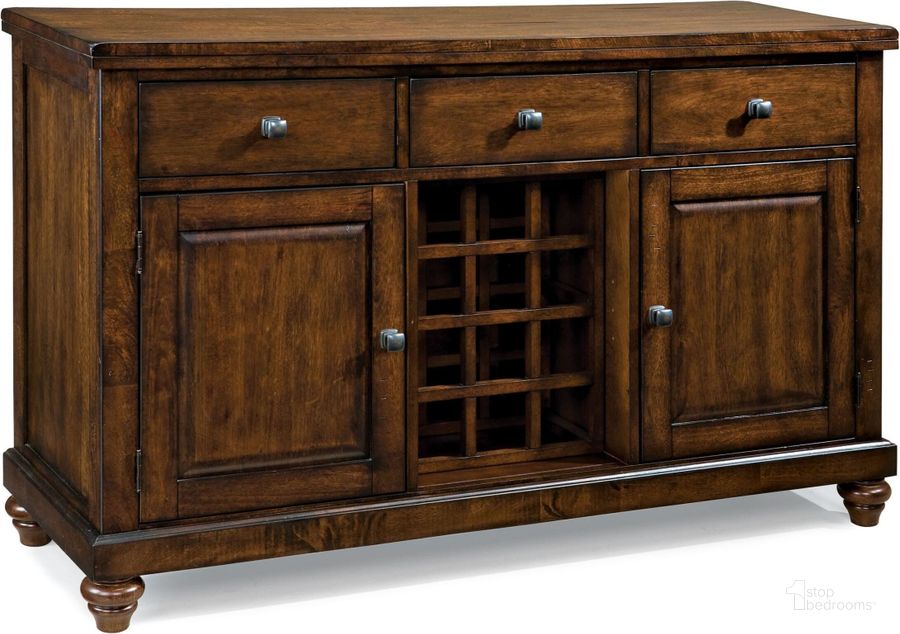 The appearance of Kingston Brushed Rasin Server designed by Intercon in the traditional interior design. This brown piece of furniture  was selected by 1StopBedrooms from Kingston Collection to add a touch of cosiness and style into your home. Sku: KG-CA-5836-RAI-C. Product Type: Buffets, Sideboards and Server. Image1