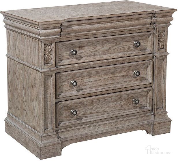 The appearance of Kingsbury Bachelors Chest designed by Pulaski in the traditional interior design. This gray piece of furniture  was selected by 1StopBedrooms from Kingsbury Collection to add a touch of cosiness and style into your home. Sku: P167123. Product Type: Chest. Image1