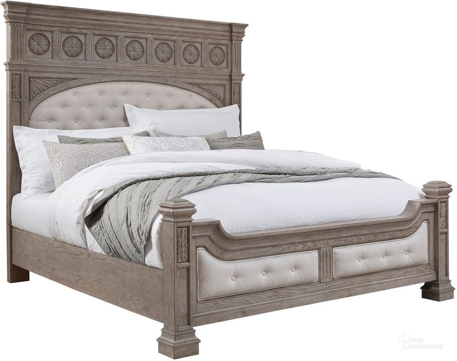 The appearance of Kingsbury California King Panel Bed In Gray designed by Pulaski in the traditional interior design. This gray piece of furniture  was selected by 1StopBedrooms from Kingsbury Collection to add a touch of cosiness and style into your home. Sku: P167180;P167181;P167187. Bed Type: Panel Bed. Product Type: Panel Bed. Bed Size: California King. Material: Rubberwood. Image1