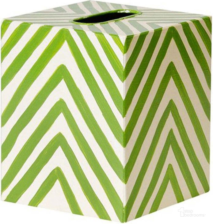 The appearance of Kleenex Green And Cream Zebra Box designed by Worlds Away in the modern / contemporary interior design. This white and green piece of furniture  was selected by 1StopBedrooms from Kleenex Collection to add a touch of cosiness and style into your home. Sku: KBZEG. Material: Metal. Product Type: Box.