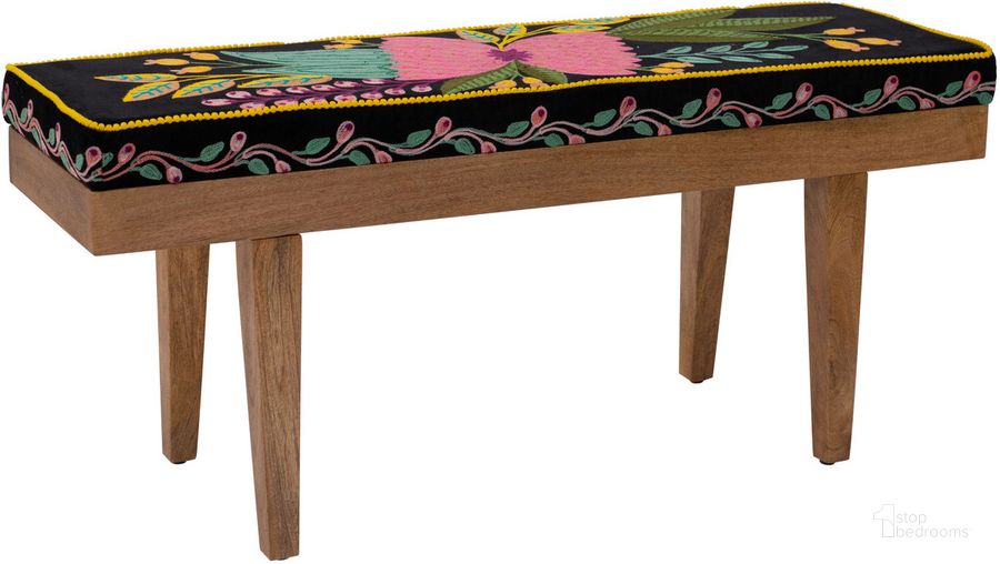 The appearance of Kochi Bench In Multicolor designed by Zuo Modern in the modern / contemporary interior design. This multicolor piece of furniture  was selected by 1StopBedrooms from Kochi Collection to add a touch of cosiness and style into your home. Sku: 109820. Material: Wood. Product Type: Bench. Image1