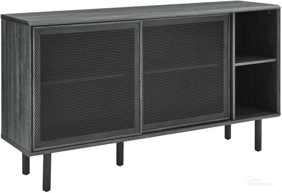 The appearance of Kurtis 59 Inch Sideboard In Charcoal designed by Modway in the modern / contemporary interior design. This charcoal piece of furniture  was selected by 1StopBedrooms from Kurtis Collection to add a touch of cosiness and style into your home. Sku: EEI-6235-CHA. Material: Metal. Product Type: Sideboard. Image1