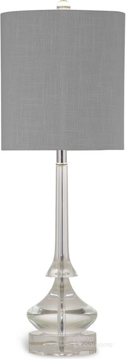 The appearance of Rivoli Table Lamp designed by Bassett Mirror Company in the modern / contemporary interior design. This silver piece of furniture  was selected by 1StopBedrooms from Rivoli Collection to add a touch of cosiness and style into your home. Sku: L2682TEC. Material: Glass. Product Type: Table Lamp.