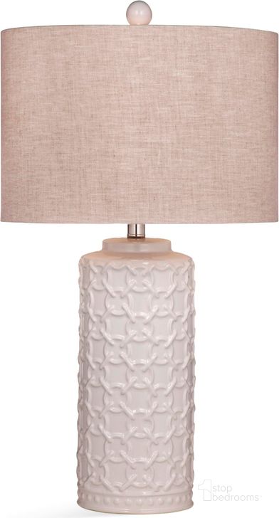 The appearance of Trade White Marina Table Lamp designed by Bassett Mirror Company in the modern / contemporary interior design. This white piece of furniture  was selected by 1StopBedrooms from Trade Collection to add a touch of cosiness and style into your home. Sku: L3405TEC. Product Type: Table Lamp.