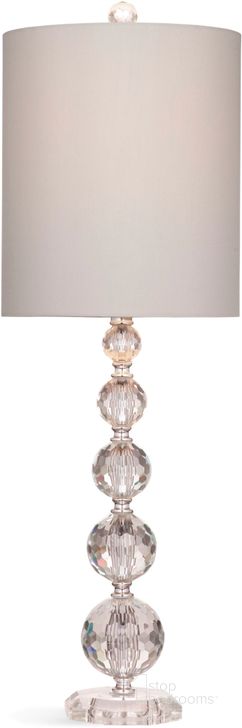 The appearance of Crystal Table Lamp designed by Bassett Mirror Company in the modern / contemporary interior design. This silver piece of furniture  was selected by 1StopBedrooms from Miscellaneous Collection to add a touch of cosiness and style into your home. Sku: L3422TEC. Product Type: Table Lamp. Material: Crystal.